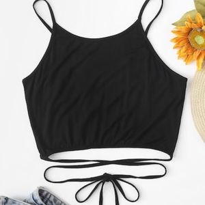 Criss Cross Crop Cami Top🌸🌸